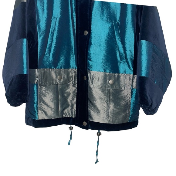 Vintage London Fog Essential 3M Reflective Zip Jacket Size XS Reg - Picture 4 of 15